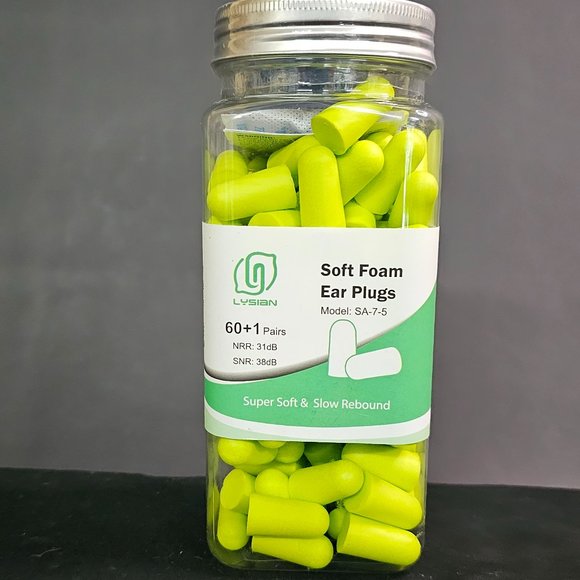 60Pair Ultra Soft Foam Earplugs, 35Db for Work or Sleeping Noise Cancelling NIP - Picture 1 of 4